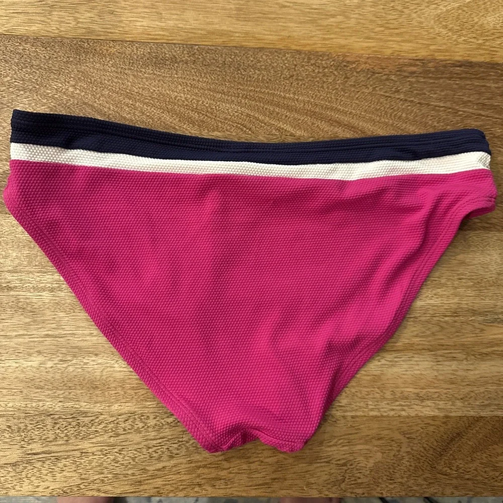 Tommy Bahama Island Cays Colorblock Hipster Swim Bottom Pink Maui UPF 50 Large